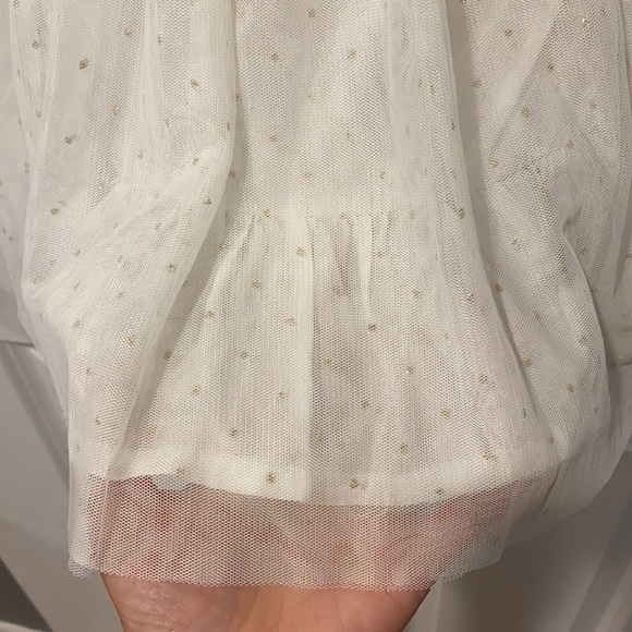 OshKosh B’Gosh Denim and Tulle Overalls EUC - Picture 5 of 10